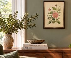 Original Elizabeth A McEwen RUA - Botanical Artwork - Dahlia - 1985