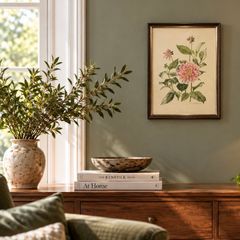 Original Elizabeth A McEwen RUA - Botanical Artwork - Dahlia - 1985
