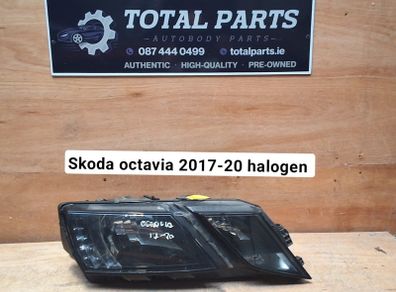 Skoda octavia 2017-20 halogen headlight for sale