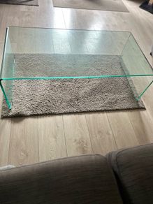 Habitat Bent Glass Coffee Table