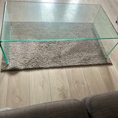 Habitat Bent Glass Coffee Table