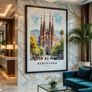 Barcelona Wall Art Print, Travel Art Poster Image 9