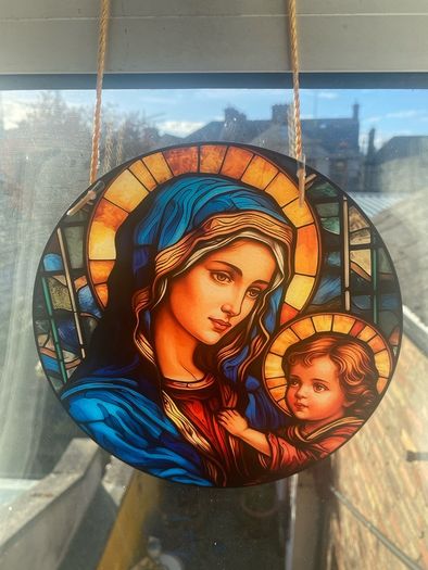 Suncatcher Mary & Jesus'