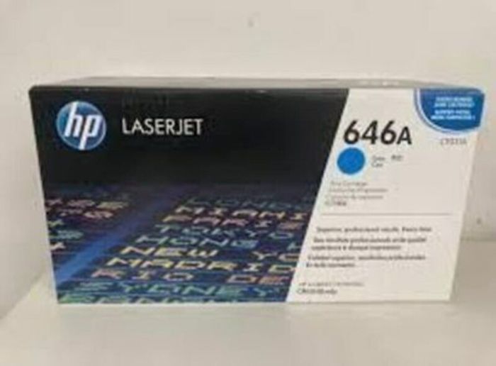 HP 646A Cyan LaserJet Toner Cartridge CF031A