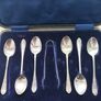 Sterling silver teaspoon set Image 6