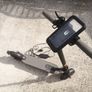 Folding e-scooter with phone holder, carrier bag, extra CST Durable tires & charger Image 2
