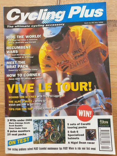 Cycling Plus magazine July 1992 Tour de France