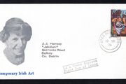 1974 Ireland Contemporary Irish Art: Painting by Norah McGuiness Commemorative Stamps The Irish Times Addressed First Day Cover (FDC)