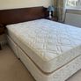 Double divan bed base & mattress Image 2