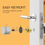 MOES Tuya Bluetooth Smart Lock Silver Image 7