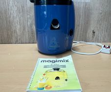Magimix Le Duo Juicer Chrome Black 250W Citrus Juice Extractor - Blue - READ