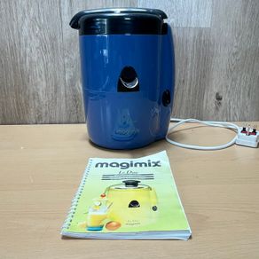 Magimix Le Duo Juicer Chrome Black 250W Citrus Juice Extractor - Blue - READ