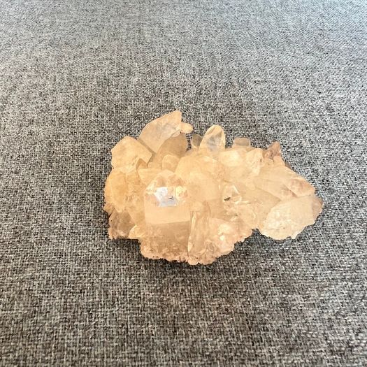 Crystal natural apophyllite cluster crystal