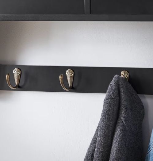 Wall coat rack wall shelf storage unit hall hallway