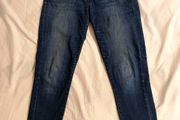 Levis 710 Super Skinny Jeans Size 27 Dark Blue