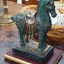 Pair of Decorative Horses Image 2