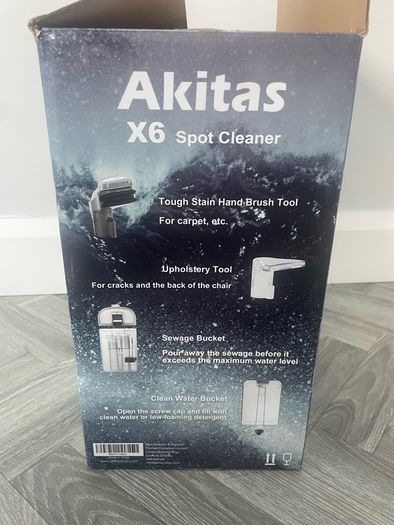 Akitas x6 spot carpet cleaner