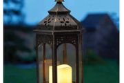 New Moroccan Battery Operated Lantern