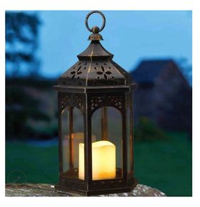 New Moroccan Battery Operated Lantern