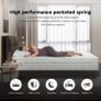 King Size Hybrid Mattress, 10.2 Inch with Breathable Foam and Pocket Spring, Medium Firm, 150x200x26cm Image 2