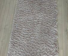 Blush Pink Shaggy Runner Rug