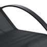 3 Pieces Patio Lounge Chair Set PE Rattan Wicker Beach Yard Garden Sunbathing Chair with Table, Black Image 10