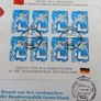 USSR Gorbachev in Germany first day coin stamps cover 1989 Image 4
