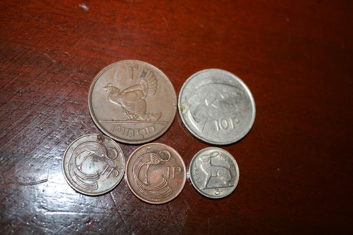 Vintage Irish Coins