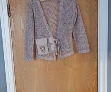 Sara Lace Crochet  Cardigan/Jacket.   S. M - 12. New - No Tag.