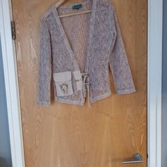 Sara Lace Crochet  Cardigan/Jacket.   S. M - 12. New - No Tag.