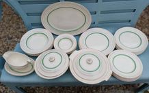 1940's Art Deco Johnson Brothers Dinner Set