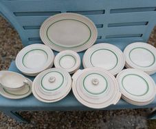 1940's Art Deco Johnson Brothers Dinner Set