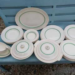 1940's Art Deco Johnson Brothers Dinner Set
