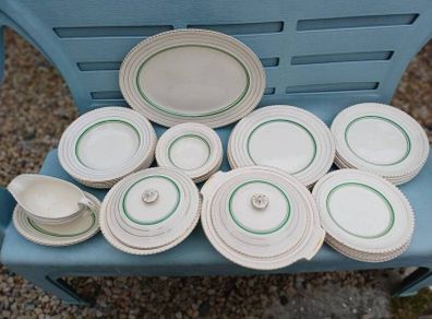 1940's Art Deco Johnson Brothers Dinner Set