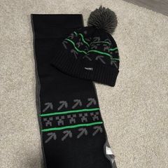 M&S Minecraft Kids Beanie Hat & Scarf Set