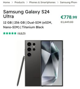 Samsung S24 Ultra 256gb