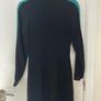 Maje Black & Green Dress Image 4