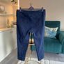 Ladies Navy Cropped Straight Fit Jeans from Robell Image 10