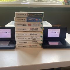 2 nintendo ds lites with games bundle