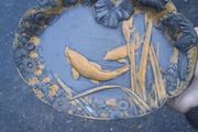 Meiji Period Japanese Bronze Dish