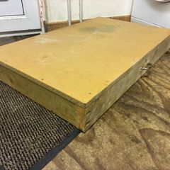 Wooden platform