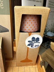 Maileg Mouse - Miniature Floor Lamp - Polkadot