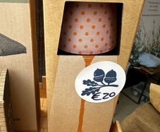 Maileg Mouse - Miniature Floor Lamp - Polkadot