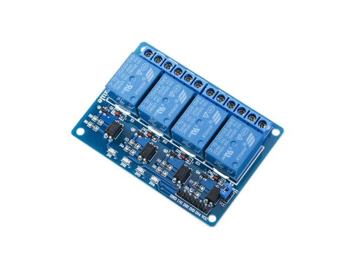 4-Channel 5V Relay Module with Optocoupler | Arduino, Raspberry Pi, STM32 Compatible Developers Board