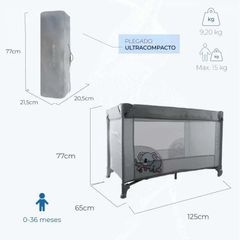 Travel cot