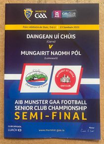 2025 Dingle (Kerry) v Mungret St. Pauls (Limerick) - GAA Munster Football Senior Club Semi Final Programme