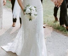 Wedding dress - lace / ivory