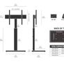 TV floor stand Image 2