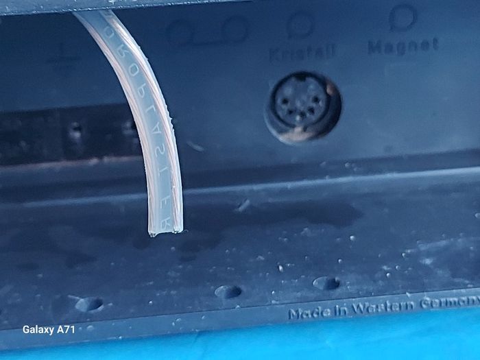 Telefunken Cavatine 201, Mw, Lw Radio plus Tape Deck, German Model in German Language, Powers on and off