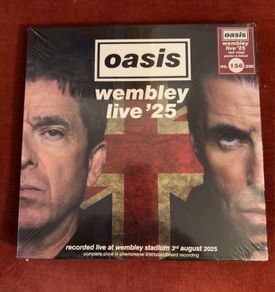 OASIS 3xLP BOX SET Wembley Live 25 (Red Coloured Vinyls) 250 Numbered Copies
